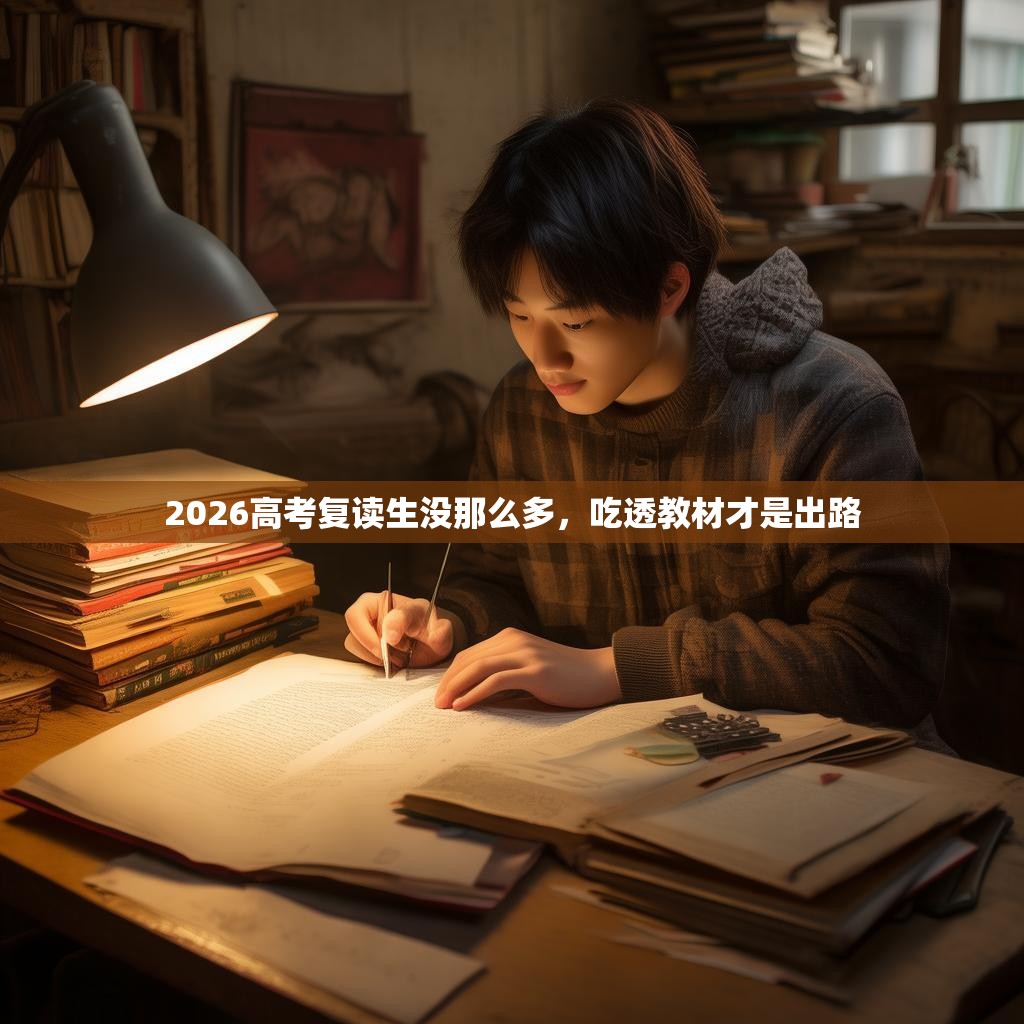 2026高考复读生没那么多，吃透教材才是出路