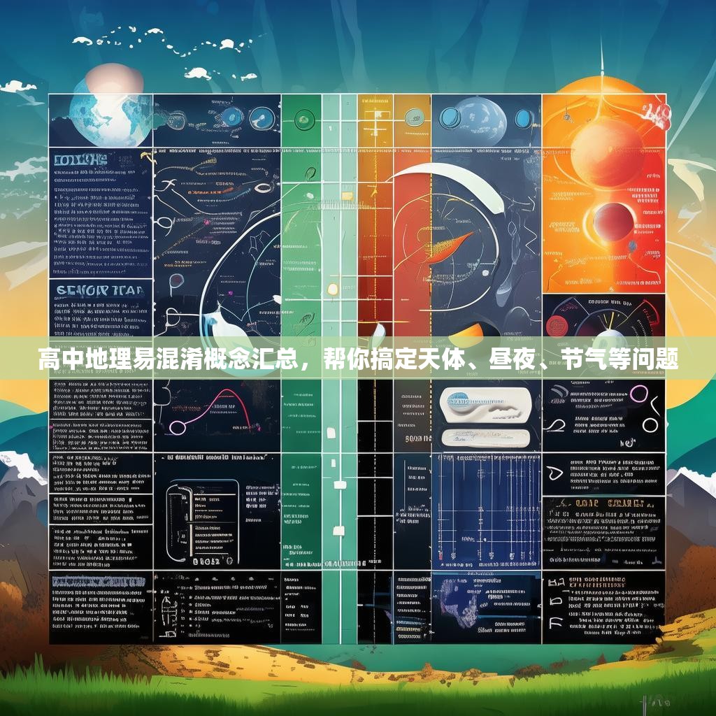 高中地理易混淆概念汇总,帮你搞定天体、昼夜、节气等问题 高中地理易混淆概念汇总,帮你搞定天体、昼夜、节气等问题