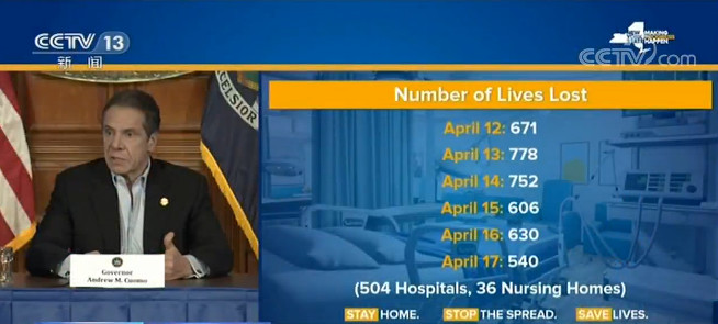 美国纽约州疫情仍严峻，养老院成新冠猎食场